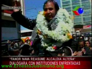 Fanor Nava reasumió sus funciones en la Alcaldía de El Alto eju.tv