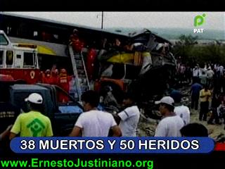 Perú: Accidente De Carretera En Trujillo, Dejó 38 Muertos Y 50 Heridos ...