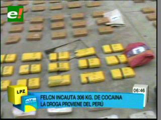 FELCN se incauta 306 kilos de droga peruana en La Paz – eju.tv