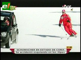 Schumacher sigue en estado crítico y en coma inducido – eju.tv
