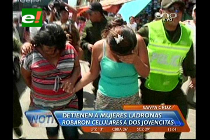 Detienen a tres mujeres acusadas de robar celulares – eju.tv