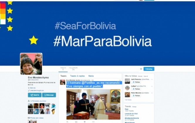 Conoce el primer tuit de la cuenta oficial del Presidente Evo Morales