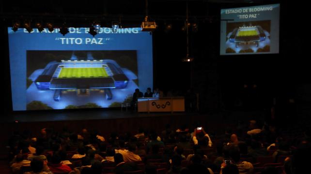 Ese es el diseño del estadio Tito Paz, de Blooming. Foto: Jorge Gutiérrez %image_alt%