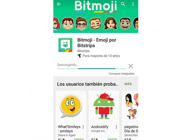 Sólo debes descargarlo a cualquier dispositivo desde Apple Store o simplemente Google Play. Bitmoji es totalmente gratuito. (Foto: Captura)