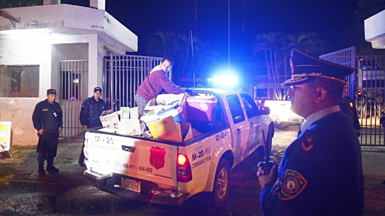 Los hinchas de Boca Juniors están detenidos en la sede de la Fuerza de Operaciones Especiales (FOPE)