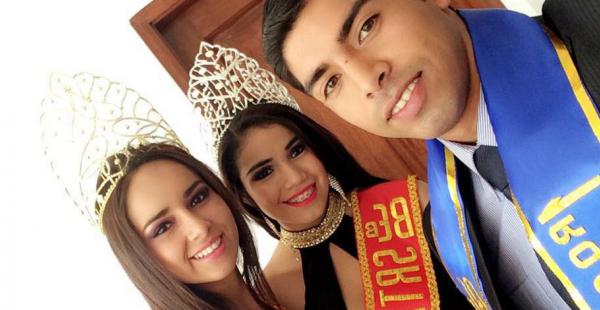 La miss Villa, Lourdes Bermúdez, la señorita Villa, Carla Angélica Campos y el mister Villa, Rufel Lino