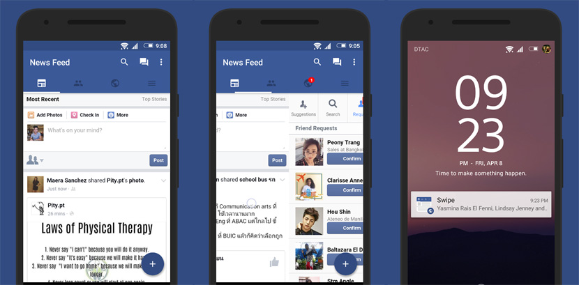 Swipe for Facebook