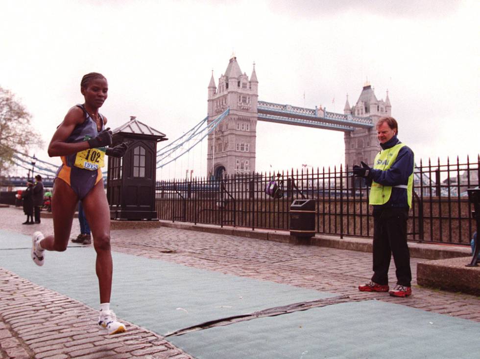 Una prueba de maratón en Londres 