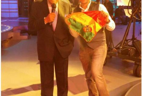 Junto a Don Francisco cuando aún presentaba su show