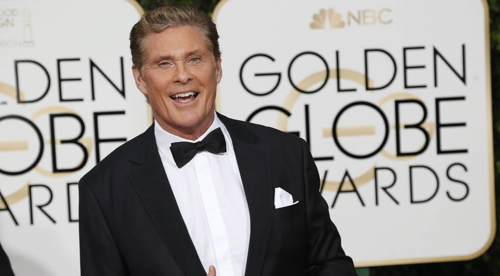 David Hasselhoff en los Globos de Oro, el pasado enero. 