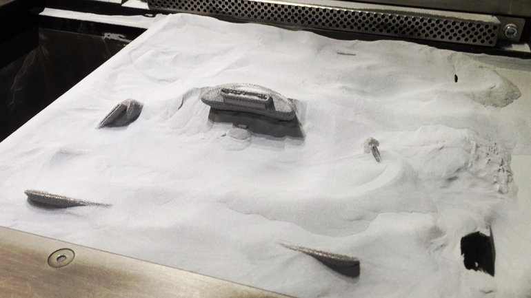 Fue impresa con un aluminio que se utiliza en aviones