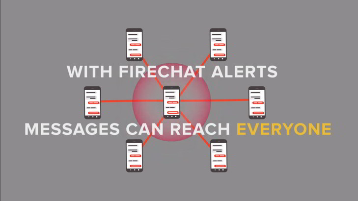 firechat alerts desastres