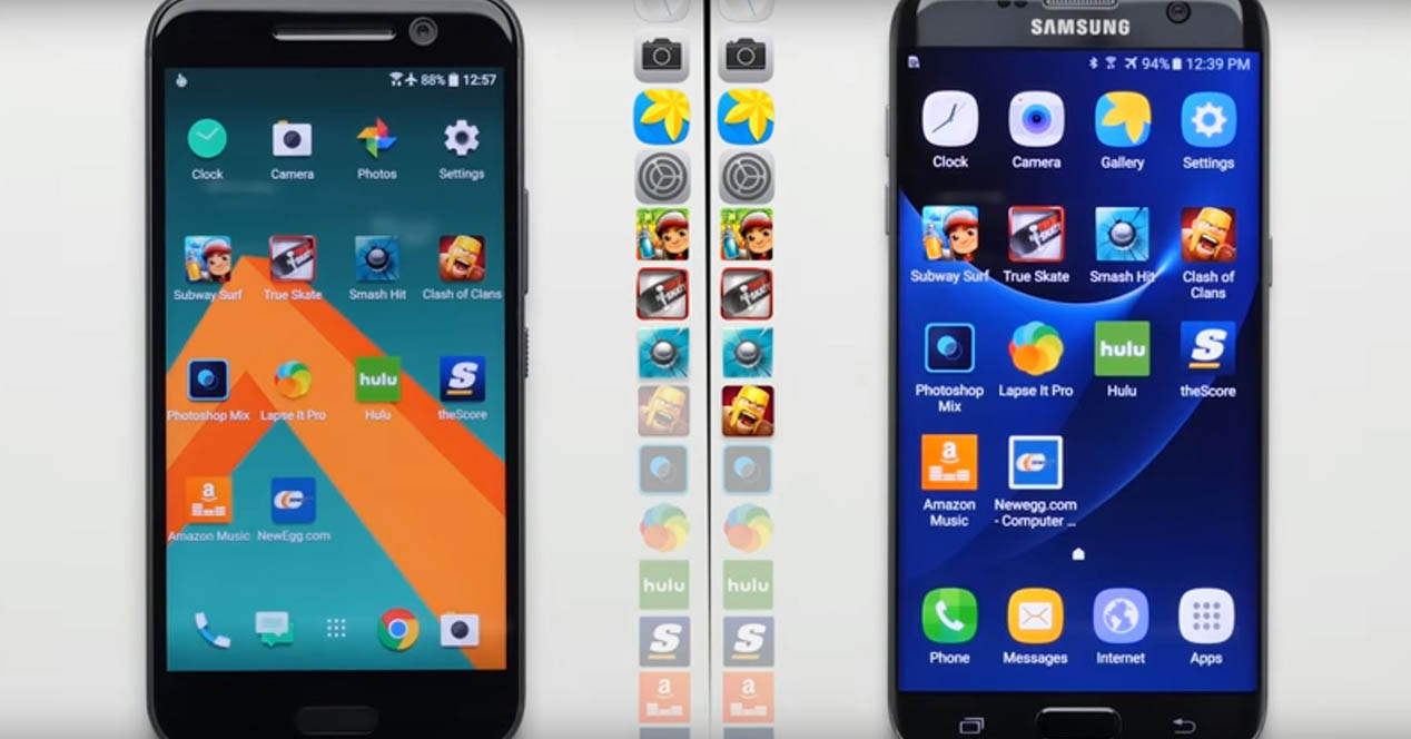 Samsung Galaxy S7 VS HTC 10
