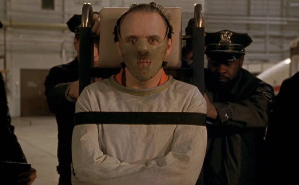 Anthony Hopkins en una de las escenas de 'El silencio de los corderos'. Anthony Hopkins en una de las escenas de
