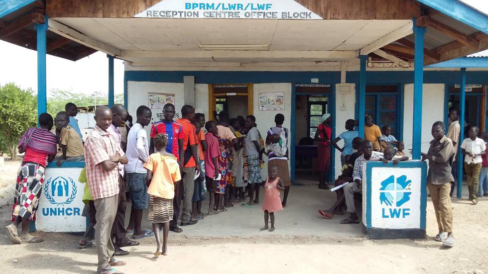 Centro de registro del campo de refugiados de Kakuma (Kenia)
