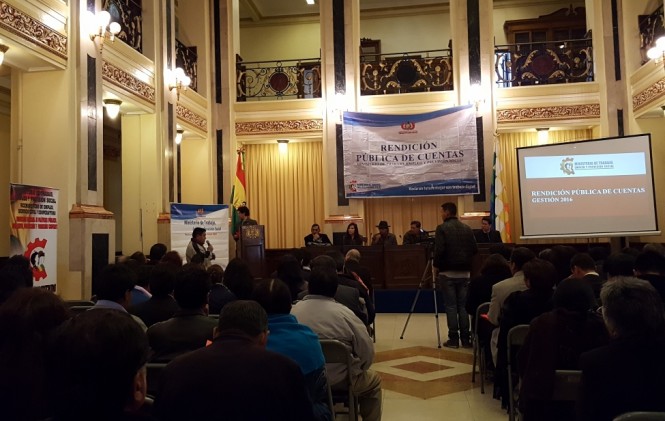 Rendición de Cuentas del Ministerio de Trabajo ignora situación del trabajo infantil en Bolivia Rendición de Cuentas del Ministerio de Trabajo ignora situación del trabajo infantil en Bolivia