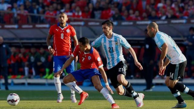 Chile y Argentina disputaron la final de la Copa América en 2016. Foto. Internet %image_alt%