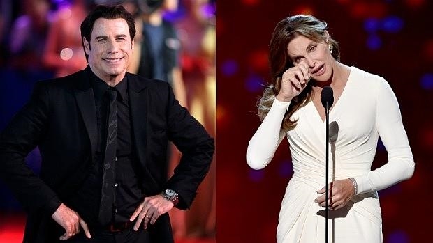 John Travolta y Caitlyn Jenner