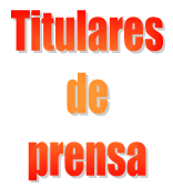 Titulares de prensa