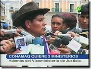 CONAMAQquiere3ministerios