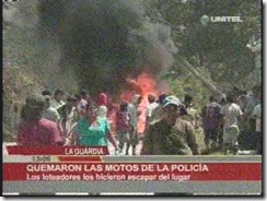 LAGUARDIAenfrentamientospoliciasloteadores