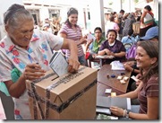 votación