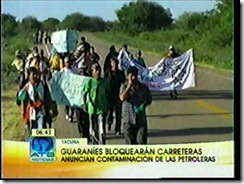 GUARANIESanuncianbloqueosporcontaminacion
