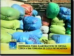 NARCOTRAFICOtaquesdecocadecomisadasenoruro