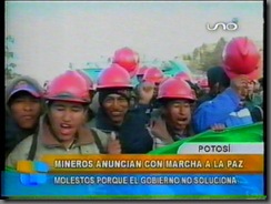 MINEROSamenazanconmarcharhacialapazsinosonatendidos2