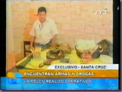 NARCOTRAFICOSCencuentranarmasydroga