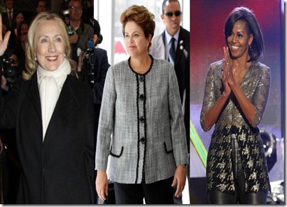 Hillary Clinton, Dilma Rosseff, Michelle Obama