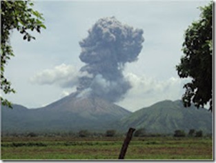 Erupción Volcán San Cristobal Nicaragua