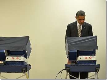 US-VOTE-2012-DEMOCRATIC CAMPAIGN-OBAMA-VOTE