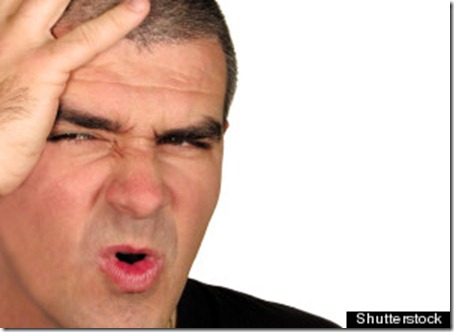 Funny expression of a man discovering a new mistake..:); Shutterstock ID 1695088; PO: The Huffington Post; Job: The Huffington Post; Client: The Huffington Post; Other: The Huffington Post