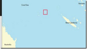 La isla Sandy aparece en mapas y en Google Earth.