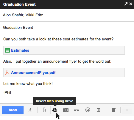 Google incluye integración con Drive en Gmail y aumenta el límite de archivos adjuntos a 10 GB