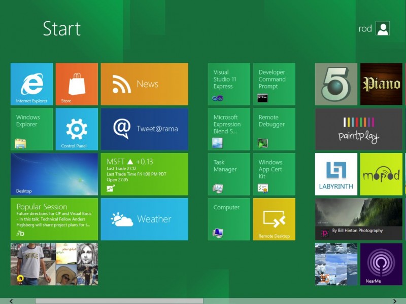Metro UI en Windows 8