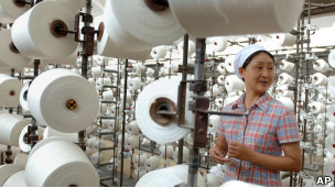 Fábrica textil en China