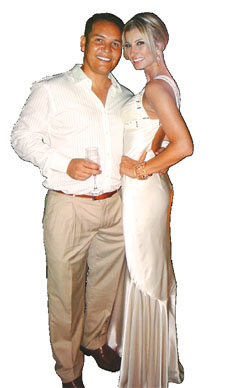 Pietrine Wazilewsky y su enamorado Daniel Ravignon