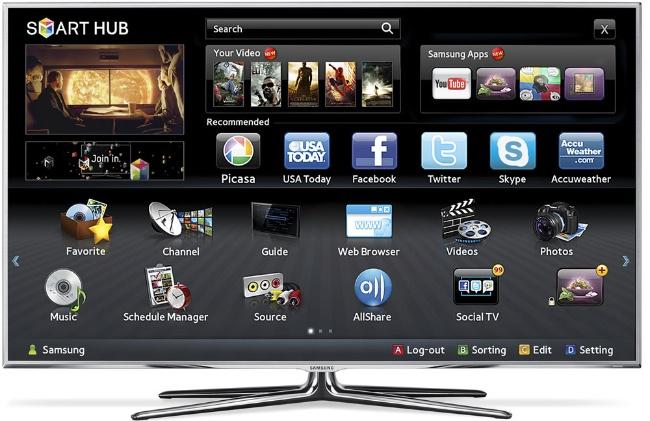 apps en un smart tv samsung