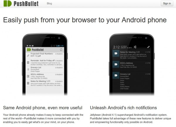 pushbullet pushbullet