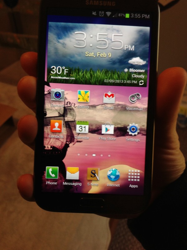 galaxy note II