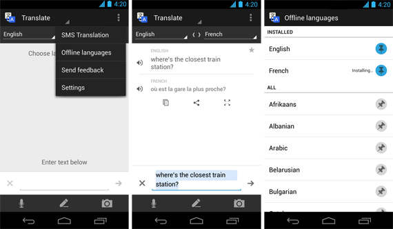 Google Translate Para Android Se Actualiza Con Soporte Offline Para 50 ...