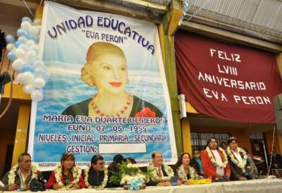 Ocurrió ayer en la Unidad Educativa Eva Perón en la ciudad boliviana de El Alto.