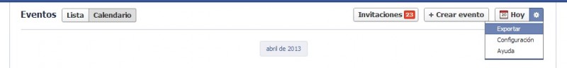 Eventos Facebook