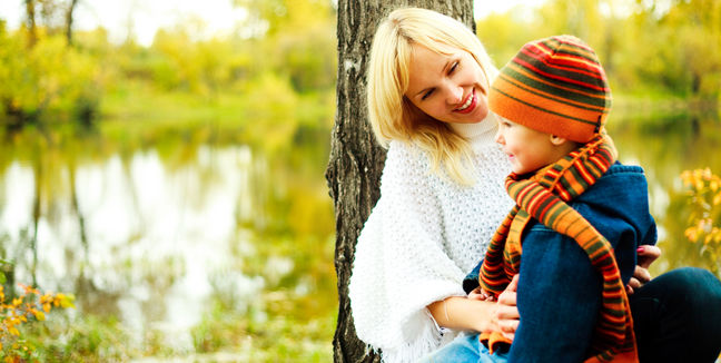 Madre-hijo-invierno