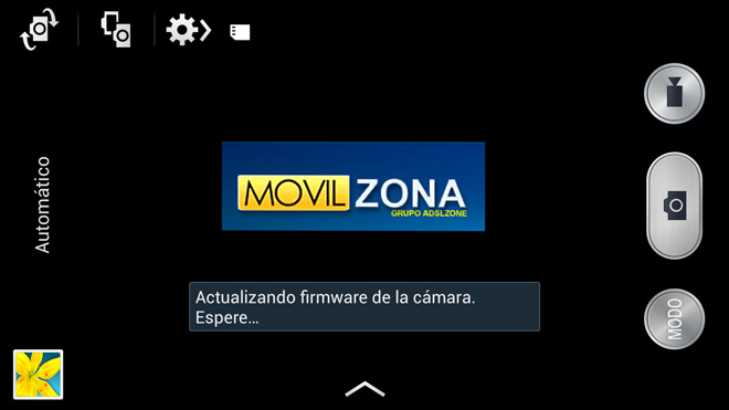 Actualización del firmware de la cámara