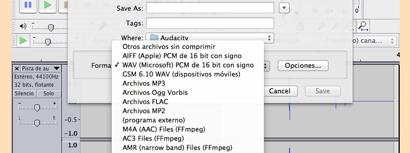 grabar y editar audio