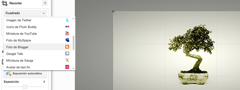 editar imágenes con Google+