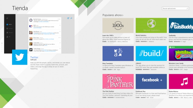Novedades de Windows 8.1: tienda